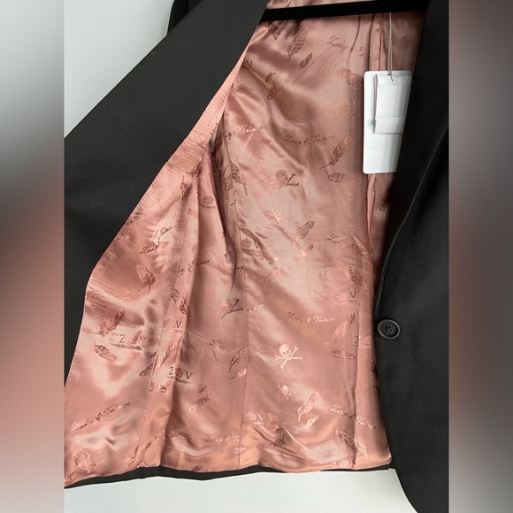 NWT 🏷 ZADIG & VOLTAIRE VEDY STRASS SKULL BLAZER IN BLACK SIZE 36 - Picture 6 of 12